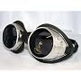 Classic Round Lens Moto Goggles Motorcycle MX Vespa Jeep Motorbike Scooter Three Color Interchangeable Lenses