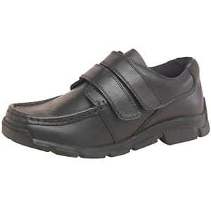 Norvic Boys Ramsey Velcro Shoes Black - Black - 29 UK 11 EUR 29