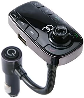 Heiker Wireless In-car Bluetooth FM Transmitter with Charging Music Control and Hands-free Calling for Smartphones Tablets Mp3 Players &More Multifunctional Bluetooth Receiver Car Kits