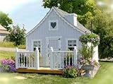 Gingerbread Cottage 8 x 10 With Floor Kit And DeckRail