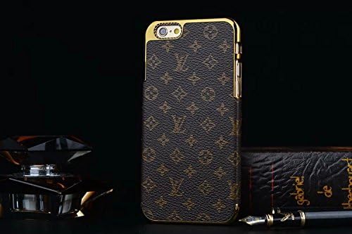 iPhone 6 Plus / iPhone 6S Plus 5.5 inch Case, Luxury Bling Hard PC Snap-On Case Cover with Golden Frame for Apple iPhone 6 Plus / iPhone 6S Plus 5.5 inch