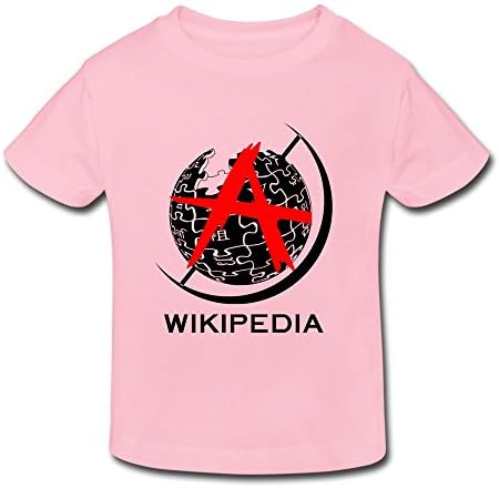 FANNGBABY Kid's Toddler Encyclopedia Wikipedia Age 2-6 T-shirt Pink 4 Toddler