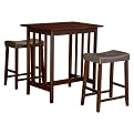 3 Pc Hahn Counter Height Set - Cherry