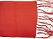 Red 2-Tone Pure Silk Scarf by KJ Beckett