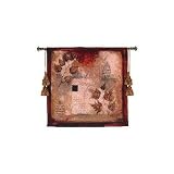 Review ArtExpression  / Ephemeral Creation - Artist: Dougall - Fabric Size: 35.00 by 35.00 inches Wall Tapestry with hanging rods and tassels included