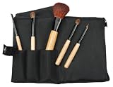 Fantasia - 1918 - Set de pinceaux �  maquillage 5 pièces - Poils naturels - Manche en bois - Pochette zippée - Dimensions :14 x 20 cm (Import Allemagne)