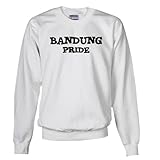 Bandung Pride Travel Sweatshirt by CafePress - L White