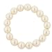 Basic Simulated Pearl 12mm Stretch Bracelet
