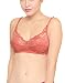 Clovia Women Fashion Lace Cups Non-padded Bra In Reddish Pink RS.139.00