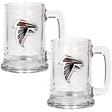 NFL Two Piece 15-Ounce Glass Tankard Set- Primary Logo
