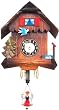 German Black Forest Chalet Clock - Wind-up German Black Forest Chalet Clock - Wind-up