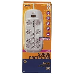 Coleman Cable Inc. 8Out Surge Strip Dss Coax2995J 6956 by Coleman Cable