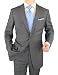 Platinum Men's Suit Nano Luxury Technology Vantage Wool Modern comfort with Technical Stretch Truly Is Water, Wrinkle and Stain Resistant Charcoal Gray