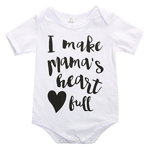Juicart Baby Novelty Romper Boutique Onesie Bodysuit with sayings (0-6 Months)