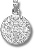 Boston Terriers Solid Sterling Silver Seal Pendant