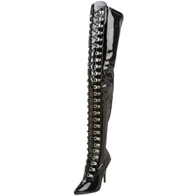 Pleaser Women's Seduce-3024 Tigh High Boot