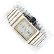 Oniss Men's White with Gold Trim Ceramic Watch Model ON-651 (White Face)