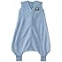 HALO Early Walker SleepSack Micro Fleece Wearable Blanket, Blue, Large