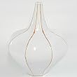 Handmade White Ceramic Decorative Flower Bud Vase
