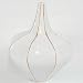 Handmade White Ceramic Decorative Flower Bud Vase