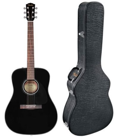 Fender CD-60 Dreadnought Acoustic - Black