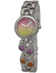 Q and Q Women Analog Watch Silver Band