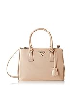 Prada Bolso asa de mano Galleria Medium (Marrón Claro)