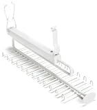 ClosetMaid 8060 Sliding Tie and Belt Rack for Wire Shelving