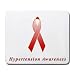 Hypertension Awareness Ribbon Mouse Pad