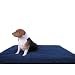 37"X27"X4" Thick Orthopedic Grade 100% Memory Foam Pad Waterproof Denim Cover Pet Bed for Medium Large Dog