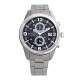 Croton Men's CC311153SSBK Silver-Tone Watch