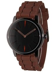 New Geneva Brown w/ Black Silicone Watch