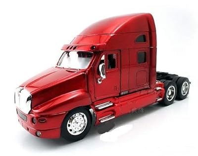 Jada Toys RoadRigz - Kenworth T2000 Model Tractor Trailer (1:32, Red) diecast car model toy