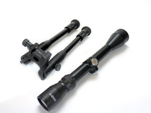 ARMSTAC® Tactical Bipod OP-I and 3-9x40 Rifle Scope Eagle-I Package with ARMSTAC® Lifetime Warranty