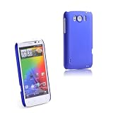 MaryCom PREMIUM QUALITÄT Hartcase Rückschale blau für das HTC Sensation XL Smartphone + Gratis Displayschutzfolie / RCB SXL