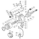 シマノ(SHIMANO) 02アルテグラ 1000 パーツ:ガード固定ボルト(A)(部品NO22) 01680