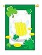 Irish Party Flag Indoor/outdoor 28" X 44"