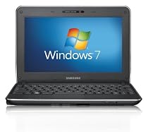 Samsung N210 Plus 10.1 inch netbook (Intel Atom N450 1.66GHz, 1Gb, 250Gb, WLAN, Webcam, Up to 10hrs battery life, Windows 7 Starter) - Black
