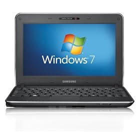 Samsung N210 Plus 10.1 inch netbook (Intel Atom N450 1.66GHz, 1Gb, 250Gb, WLAN, Webcam, Up to 10hrs battery life, Windows 7 Starter) - Black