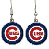 Chicago Cubs Dangle Earrings - MLB Baseball Fan Shop Sports Team Merchandise