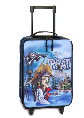 Fabrizio Kinder Trolley Pirat, hellblau, 30 x 40 x 14, 20155-0400