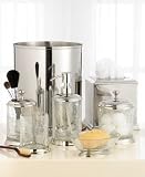 Paradigm Bath Accessories, Crackle Glass Collection