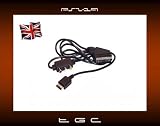 The Gamers Choice Sony Ps1, Ps2 & Ps3 Compatible Rgb Scart Cable With Av Video