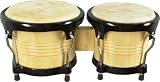 CasaPercussion Latin-Style Wooden Bongos (Comfort Rims, Natural Finish)