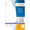 Herma 5130 Ordnerr�cken-Etiketten wei� 38x297 mm Papier matt 125 St�ck