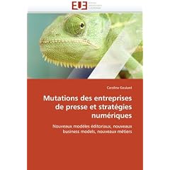 Mutations Des Entreprises de Presse Et Strategies Numeriques