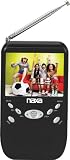 Naxa NT301 3.5-Inch Digital LCD Television with FM Radio and SD/MMC Card Slot, Black