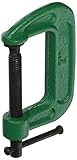 uxcell Gクランプ グリーン ブラック メタル 2"長さ スピンドル 固定