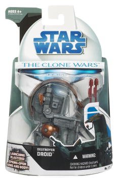41OJvhIMrkL DESTROYER DROID with Launching Blasters & Spring Open Arms and Body   The Clone Wars No. 17 STAR WARS Action Figure