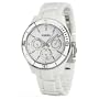Fossil Women's ES2540 White Resin Bracelet White Analog Dial Multifunction Watch